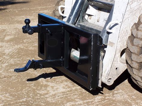 rear tow hitch for skid steer|Rear Tow Hitch for Bobcat .